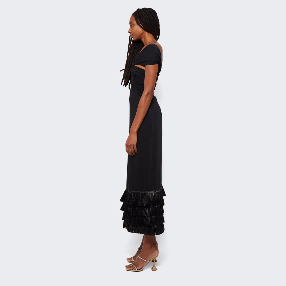 JOHANNA ORTIZ
Little Black Dress Fringed Ankle Dress - Picture 4 of 5
